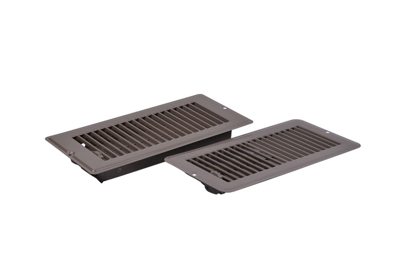 Floor return air register grill