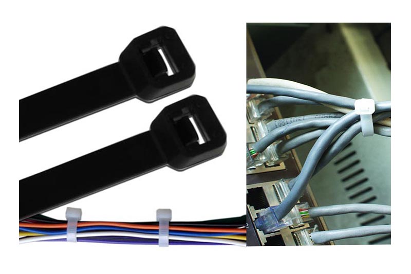HVAC duct cable ties